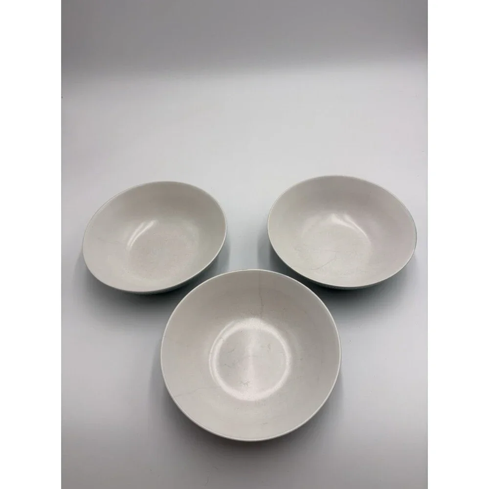 3 Spectrum Designz Blue Ceramic Soup Cereal Bowl